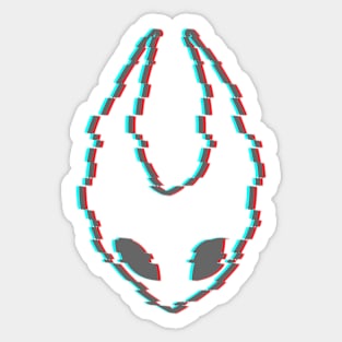 Glitch Hornet [BLACK] Sticker